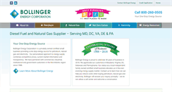 Desktop Screenshot of bollingerenergy.com